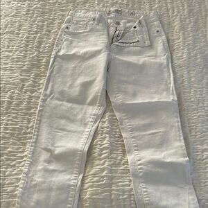 Lucky Brand Women's Straight Leg White Jeans